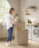 SONGMICS Wäschekorb mit Deckel, 150 L, herausnehmbarer Produktbild-Vorschau 2