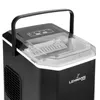 Close-up view of the top of a black ice maker. Anteprima dell’immagine prodotto