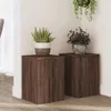 vidaXL Stojan na rastliny 2 ks Hnedý dub 25x25x35 cm Náhľad obrázku produktu 2