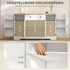 HOMCOM Sideboard Küchenschrank mit 4 Türen, Schublade, Produktbild-Vorschau 6