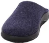 A single blue slipper with a black sole is shown against a white background. Voir les images du produit