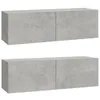 6-tlg. TV-Schrank-Set Betongrau Holzwerkstoff , TV-Schränke Produktbild-Vorschau 4