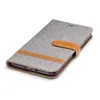 Tasche für Apple iPhone 8 Plus Jeans Cover Handy Schutz Produktbild-Vorschau 5