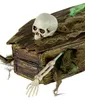 Skelett & Sarg Animatronic Deko 34cm Produktbild-Vorschau 2