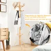 COSTWAY Wieszak na ubrania 182 cm, drewniany wieszak na Podgląd zdjęcia produktu 3