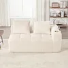 Cord 2-Sitzer Sofa ohne Montage Couch mit Kissen Zweisitzer Produktbild-Vorschau 3