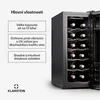 Klarstein volně stojící 1zónová vinotéka, malá vinotéka, Náhled obrázku produktu 2