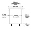 Winkelküche NESSA 250x250 cm Küchenzeile Einbauküche Produktbild-Vorschau 8