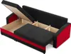 A sectional sofa with storage compartments open, showing the interior. Produktbild-Vorschau