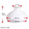 Verre à pétrole Ø 234mm Blanc Verre de lampe de rechange Voir les images du produit 4