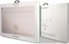 A product packaging for a Guess laptop sleeve, showing the front and back of the box. Anteprima dell’immagine prodotto
