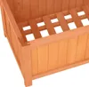 vidaXL Záhradná mreža s kvetinovým boxom hnedá 70x30x135 cm Náhľad obrázku produktu 6