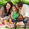 XMTECH Fruitmand met 2 etages, van metaal, met houten Productafbeelding-voorbeeld 3