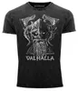 Herren Vintage Shirt Bedruckt Valhalla Wikinger Odin Wotan Produktbild-Vorschau 1