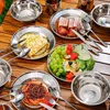 Campingbesteck Set Edelstahl Outdoor Reisebesteck Teller Produktbild-Vorschau 7
