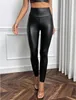 Eleganti leggings in ecopelle a vita alta per una figura Anteprima dell’immagine prodotto 5