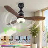 60CM LED Deckenventilator mit Beleuchtung E27 RGB Musik Produktbild-Vorschau 1