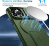 A close-up of a green phone case with a wireless charger. Náhled obrázku produktu