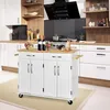 KOMFOTTEU kuchyňský vozík kuchyňský ostrůvek s pracovní Náhled obrázku produktu 7