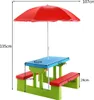 Kindersitzgruppe mit Sonnenschirm, Gartenmöbel für Kinder, Produktbild-Vorschau 4