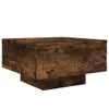 vidaXL Konferenčný stolík smoke oak 55x55x31 cm materiál na Náhľad obrázku produktu 1