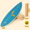 DH FitLife Surfing Balance Board aus Echtholz | Indoor Produktbild-Vorschau 2