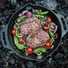 Żeliwna patelnia do grillowania Petromax gp30h z dwoma Podgląd zdjęcia produktu 22