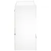 vidaXL TV-Wandschrank mit LED-Leuchten Weiß 78,5x30x60,5 cm Produktbild-Vorschau 8