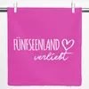 Huuraa Kissenbezug Fünfseenland verliebt 40x40cm Fuchsia Produktbild-Vorschau 1