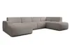 AX LIVING Canapé XXL en forme de U Didim Beige 378cm de Voir les images du produit 3
