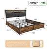 Opbergbed 180x200 cm, bed met opbergruimte, 4 lades, Productafbeelding-voorbeeld 13