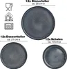 Moritz & Moritz SOLID 36tlg Geschirrset Anthrazit Produktbild-Vorschau 6