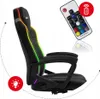 A gaming chair with RGB lighting and a remote control. Anteprima dell’immagine prodotto