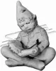 Schlumpf Deko Statuen Figur Statue Figuren Skulptur Garten Produktbild-Vorschau 1