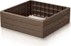 A brown, modular raised garden bed is shown against a white background. Náhled obrázku produktu