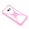 A pink silicone phone case on a white background. Produktbild-Vorschau