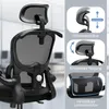 Collage of an ergonomic office chair, highlighting adjustable features. Produktbild-Vorschau