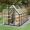 UISEBRT Premium Serre en aluminium 340x180x195cm, 6.125m² Voir les images du produit 8