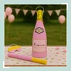 Relaxdays Pinata a forma di bottiglia di spumante, pinata Anteprima dell’immagine prodotto 2