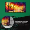 Dekor Leinwand Uhr Wandbilder Quarz 60x30 Ausdrucksstarke Produktbild-Vorschau 5
