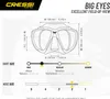 CRESSI Combo Big Eyes+Alpha U.D. BlackAzure Tauchmaske Produktbild-Vorschau 9