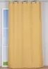Ösenvorhang Brilliant Leinenoptik einfarbig gelb 140x245cm Produktbild-Vorschau 7