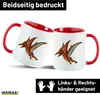Huuraa Kaffeetasse Pteranodon Dinosaurier 330ml Rot Keramik Produktbild-Vorschau 2