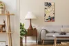 Dekor Leinwand Uhr Wandbilder 30x60 Pfingstrosen und Produktbild-Vorschau 3