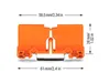 WAGO 773-332 - Anschlussblocktrenner - Orange - 18 mm - 61 Produktbild-Vorschau 2