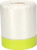 A roll of white plastic sheeting with a yellow band around the bottom, likely for painting or renovation. Náhľad obrázku produktu
