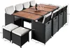 Best Mobilier Cuba - Salon de jardin encastrable 12 places Voir les images du produit 8