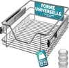 CASARIA® 3x Tiroir télescopique de rangement 40 cm pour Voir les images du produit 2