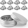 INF Lot de 50 Broches et Pinces à Cravate DIY Argent Voir les images du produit 4