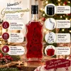 6x Weihnachtsflasche 500 ml mit Tannenbaum Glasflasche Produktbild-Vorschau 4